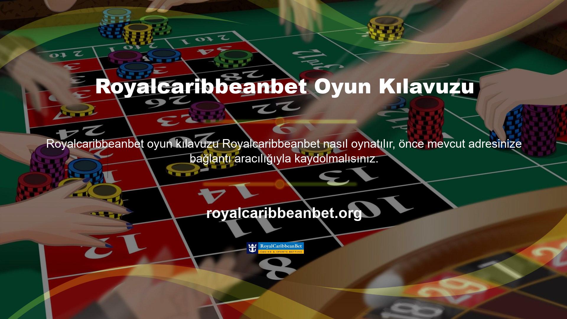 Oyun, farklı ödeme yolları kullanılarak bazı bahislerle başlar